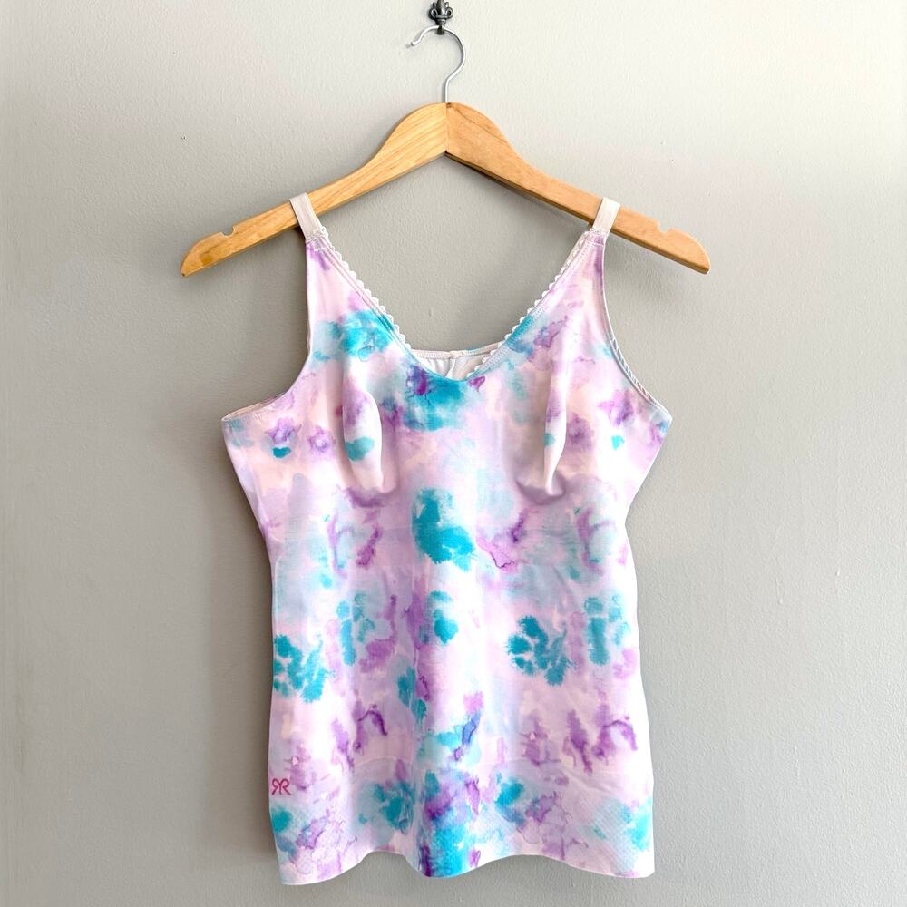 Ruby Ribbon Cami Size 36 Heritage Pastel Tie Dye V Neck